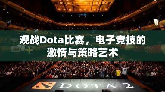 观战Dota比赛，电子竞技的激情与策略艺术